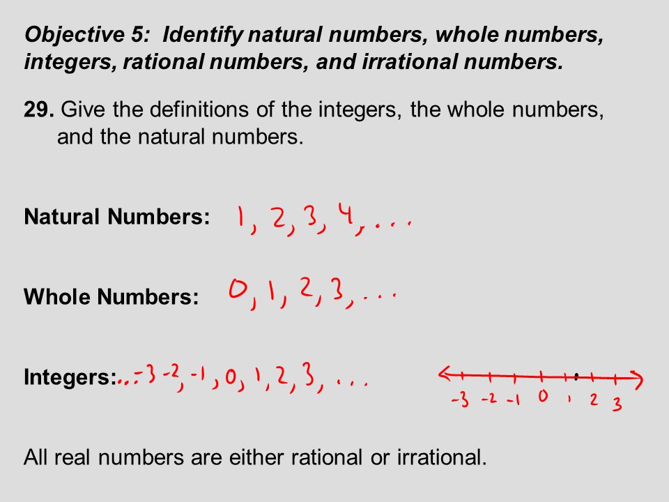 Irrational numbers definition